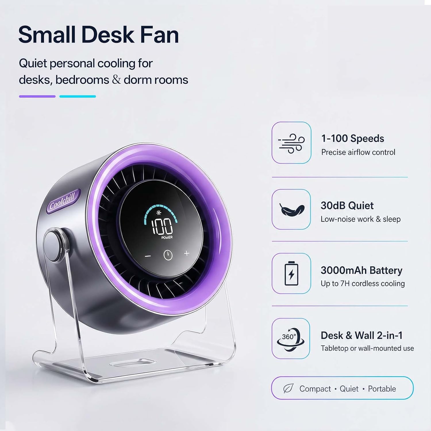 Coolhill Desk Fan view 2